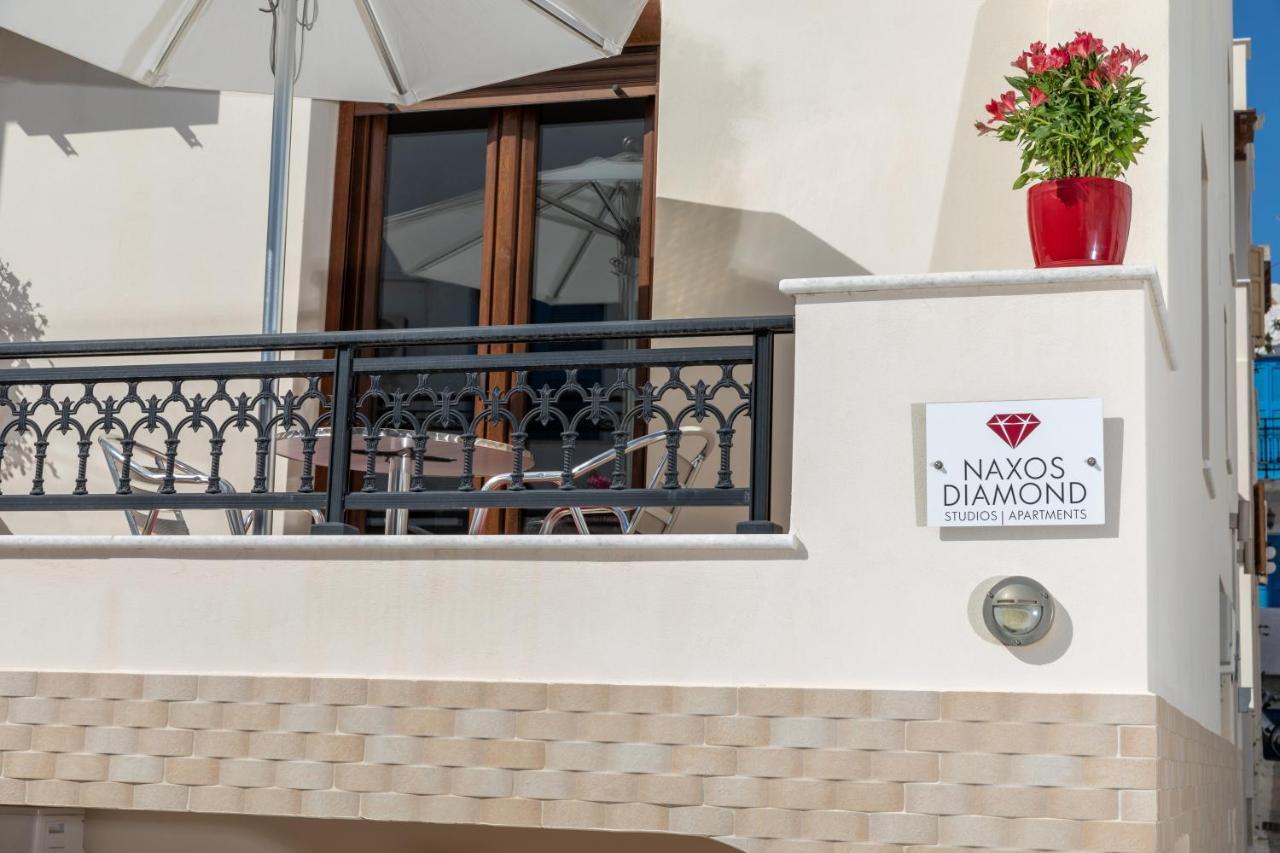 Naxos Diamond Studios Apartments Naxos City ภายนอก รูปภาพ
